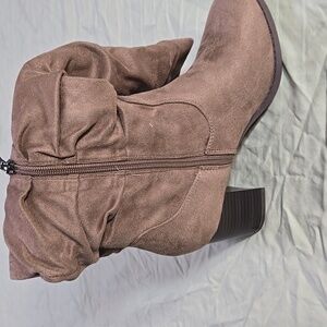 Journee Collection Aneil Medium Calf Wide Calf Light Brown Boots